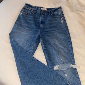 Abercrombie 90s Straight Ultra Highrise